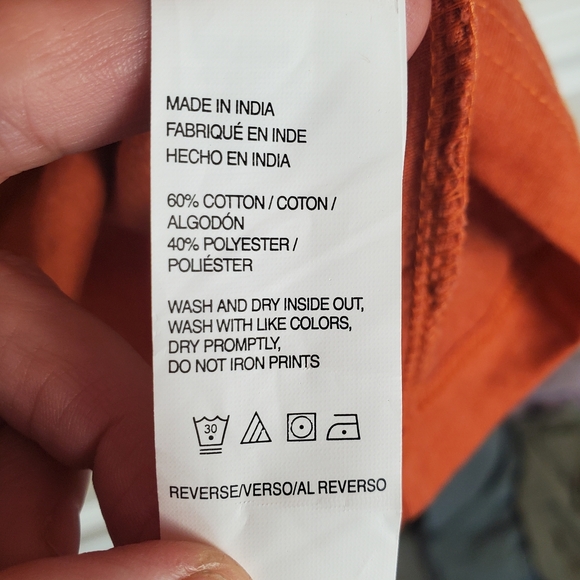 Izod Saltwater Orange Short Sleeve Tee Relaxed Fit. NWT. Men's LG. A0007 - Picture 6 of 11